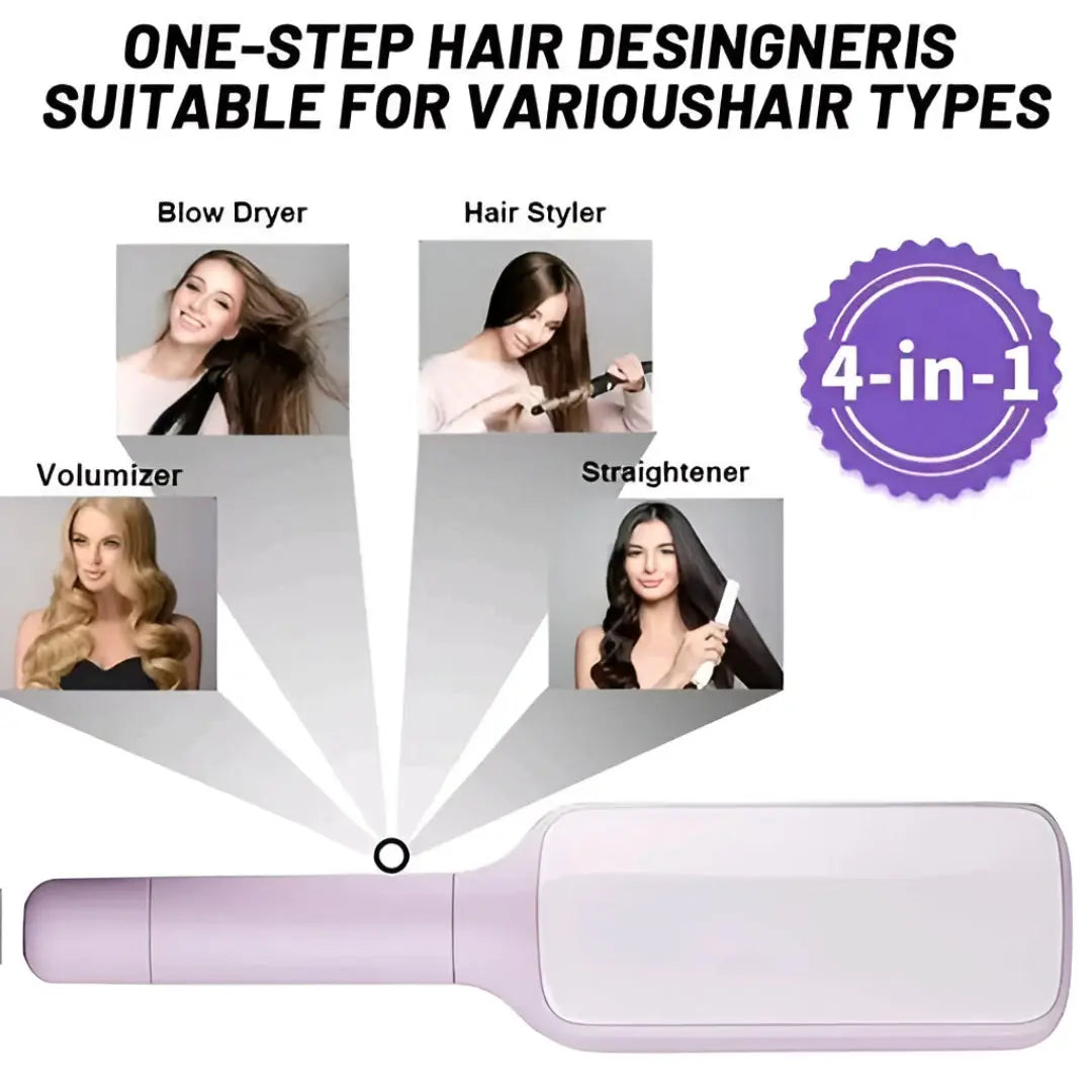 Self-Cleaning Hair Styling Comb Shoparcy
