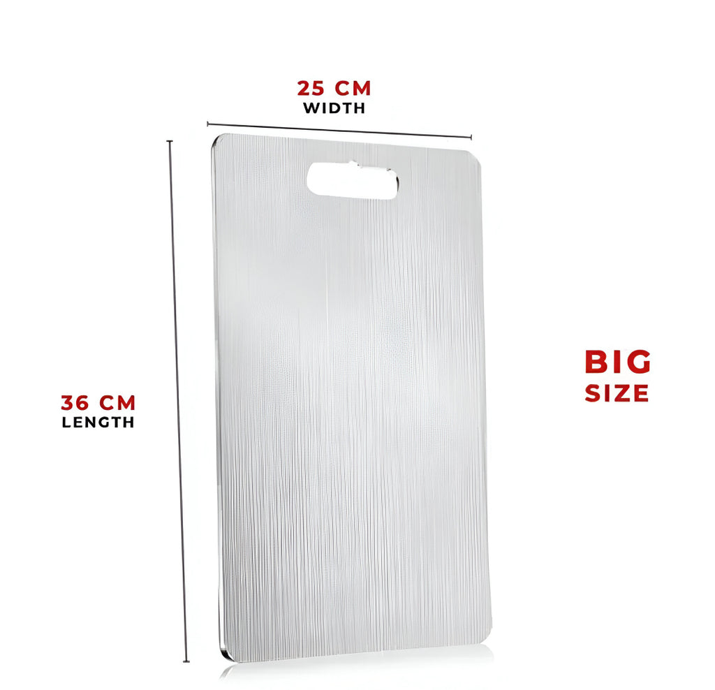 Premium Stainless Steel Chopping Board – Hygienic, Heavy-Duty & Food-Safe