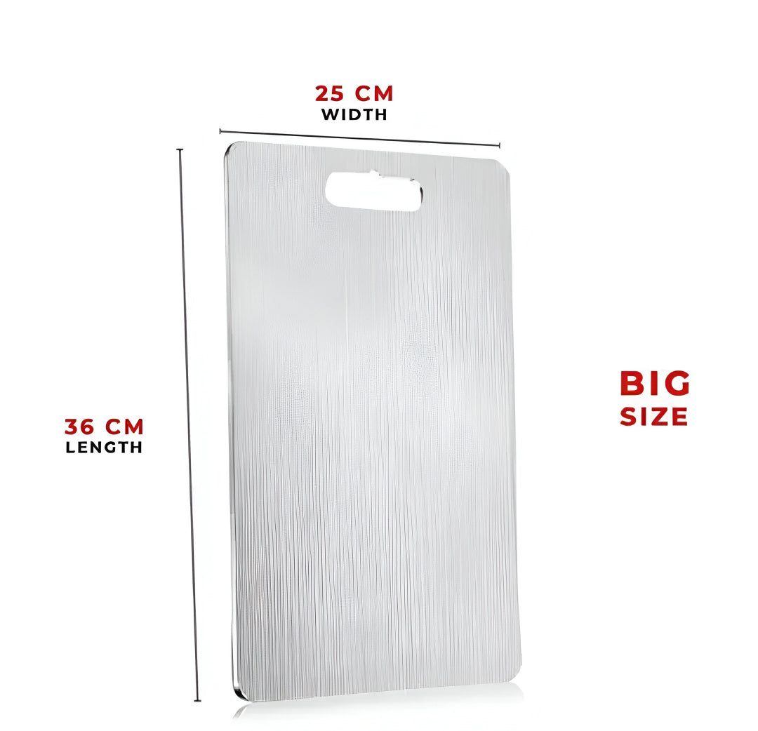 Premium Stainless Steel Chopping Board – Hygienic, Heavy-Duty & Food-Safe