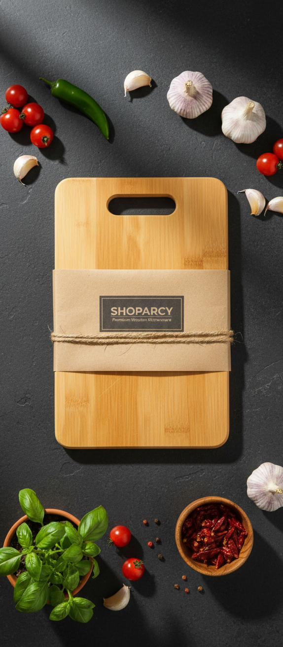 Premium Wooden Chopping Board – Thick, Durable & Knife-Friendly