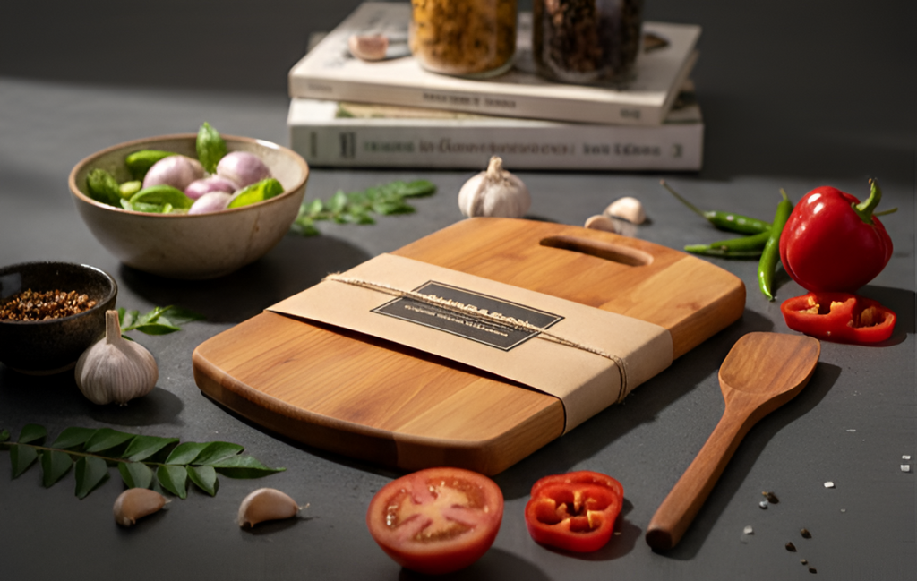 Premium Wooden Chopping Board – Thick, Durable & Knife-Friendly