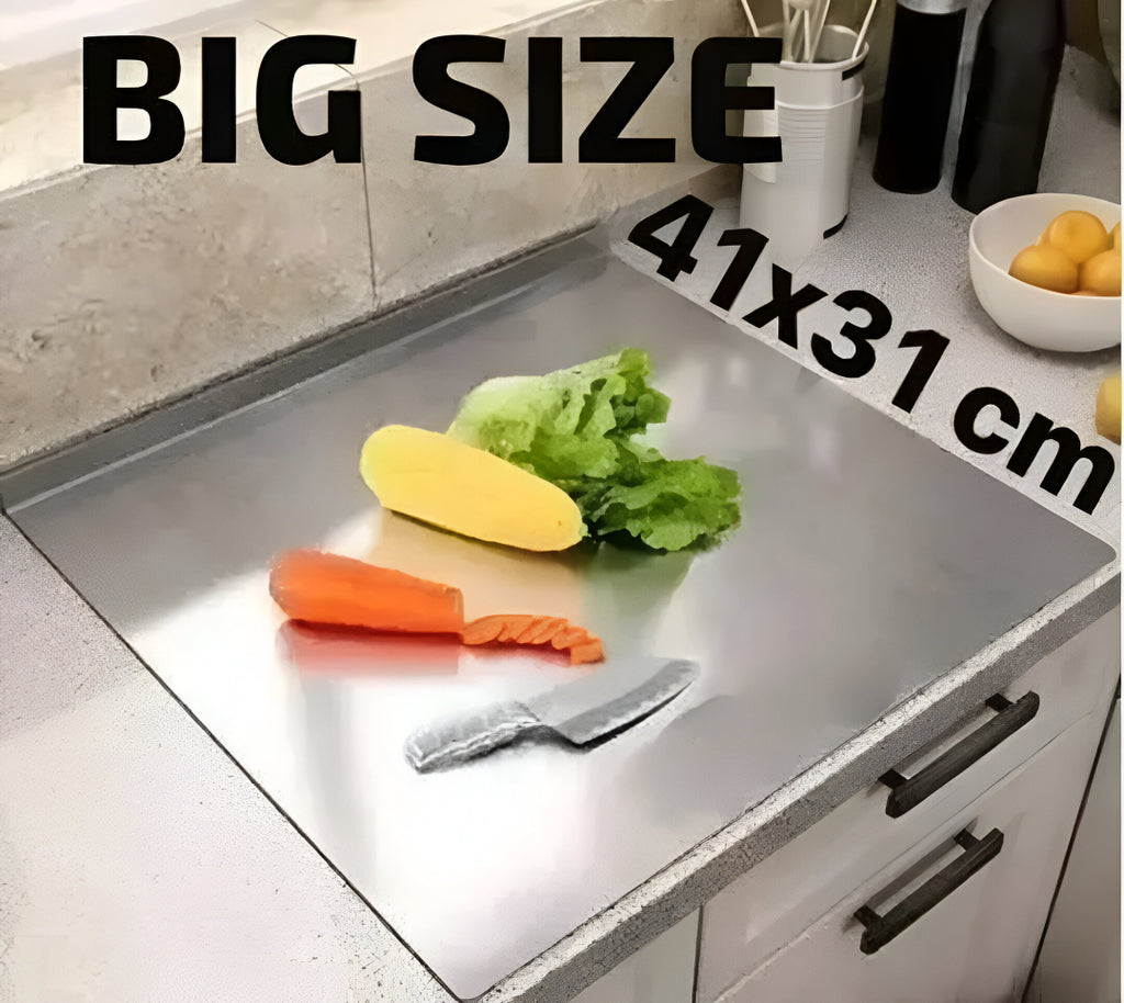 Premium Stainless Steel Chopping Board – Hygienic, Heavy-Duty & Food-Safe